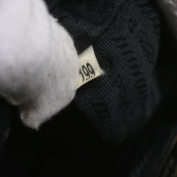 PRADA Pouch Nylon Black Auth yb445 - Picture 12 of 16